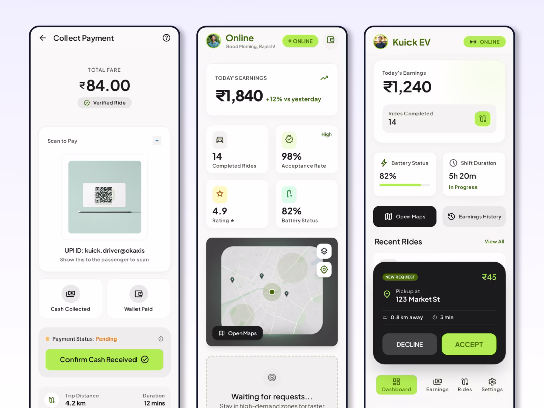 Mobile App Development for EV Driver Solutions
