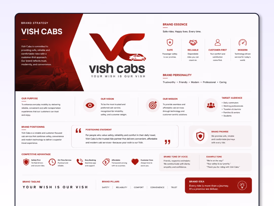 Cab Service Premium Branding Design India