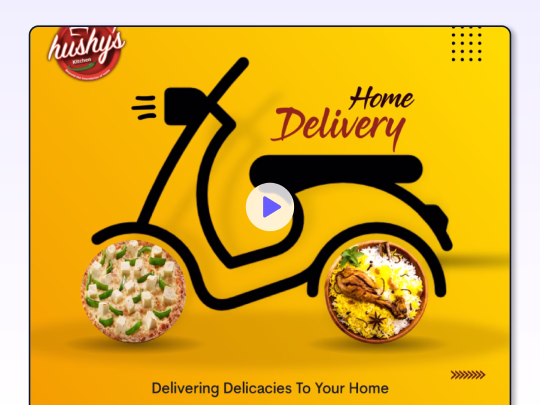 Social Media Motion Design for Restaurant