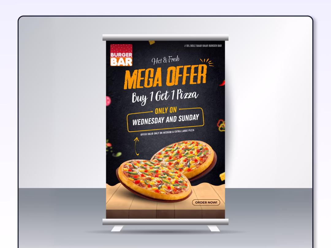 Restaurant Standee Design
